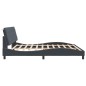 vidaXL Estructura cama con luces LED terciopelo gris oscuro 200x200 cm vidaXL Estructura cama con luces LED terciopelo gris oscuro 200x200 cm