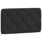vidaXL Estructura de cama con cabecero de terciopelo negro 90x200 cm vidaXL Estructura de cama con cabecero de terciopelo negro 90x200 cm