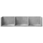 vidaXL Mueble de pared madera ingeniería gris hormigón 75x18x16,5 cm vidaXL Mueble de pared madera ingeniería gris hormigón 75x18x16,5 cm