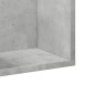 vidaXL Mueble de pared madera ingeniería gris hormigón 75x18x16,5 cm vidaXL Mueble de pared madera ingeniería gris hormigón 75x18x16,5 cm