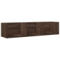 vidaXL Muebles de pared 2 unidades madera de ingeniería marrón roble vidaXL Muebles de pared 2 unidades madera de ingeniería marrón roble