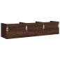 vidaXL Muebles de pared 2 unidades madera de ingeniería marrón roble vidaXL Muebles de pared 2 unidades madera de ingeniería marrón roble