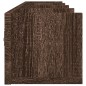 vidaXL Muebles de pared 2 uds madera marrón roble 99x18x16,5 cm vidaXL Muebles de pared 2 uds madera marrón roble 99x18x16,5 cm