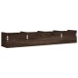 vidaXL Muebles de pared 2 uds madera marrón roble 99x18x16,5 cm vidaXL Muebles de pared 2 uds madera marrón roble 99x18x16,5 cm