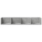 vidaXL Mueble de pared madera ingeniería gris hormigón 99x18x16,5 cm vidaXL Mueble de pared madera ingeniería gris hormigón 99x18x16,5 cm