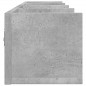 vidaXL Mueble de pared madera ingeniería gris hormigón 99x18x16,5 cm vidaXL Mueble de pared madera ingeniería gris hormigón 99x18x16,5 cm