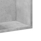 vidaXL Mueble de pared madera ingeniería gris hormigón 99x18x16,5 cm vidaXL Mueble de pared madera ingeniería gris hormigón 99x18x16,5 cm