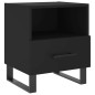 vidaXL Mesitas de noche 2 uds madera ingeniería negro 40x35x47,5 cm vidaXL Mesitas de noche 2 uds madera ingeniería negro 40x35x47,5 cm