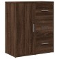 vidaXL Aparador de madera de ingeniería marrón roble 60x31x70 cm vidaXL Aparador de madera de ingeniería marrón roble 60x31x70 cm