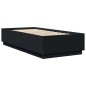 vidaXL Estructura de cama madera de ingeniería negra 90x200 cm vidaXL Estructura de cama madera de ingeniería negra 90x200 cm