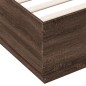 vidaXL Estructura de cama madera de ingeniería marrón roble 160x200 cm vidaXL Estructura de cama madera de ingeniería marrón roble 160x200 cm