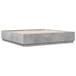 vidaXL Estructura de cama madera de ingeniería gris hormigón 200x200cm vidaXL Estructura de cama madera de ingeniería gris hormigón 200x200cm