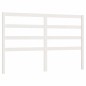vidaXL Cabecero de cama madera maciza de pino blanco 126x4x100 cm vidaXL Cabecero de cama madera maciza de pino blanco 126x4x100 cm