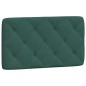 vidaXL Estructura cama con cabecero terciopelo verde oscuro 80x200 cm vidaXL Estructura cama con cabecero terciopelo verde oscuro 80x200 cm