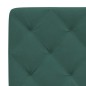 vidaXL Estructura cama con cabecero terciopelo verde oscuro 80x200 cm vidaXL Estructura cama con cabecero terciopelo verde oscuro 80x200 cm
