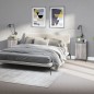 vidaXL Mesitas de noche 2 uds madera contrachapada gris 40x35x70 cm vidaXL Mesitas de noche 2 uds madera contrachapada gris 40x35x70 cm