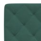 vidaXL Estructura cama con cabecero terciopelo verde oscuro 140x190 cm vidaXL Estructura cama con cabecero terciopelo verde oscuro 140x190 cm