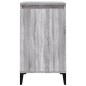 vidaXL Mesitas de noche 2 uds madera contrachapada gris 40x35x70 cm vidaXL Mesitas de noche 2 uds madera contrachapada gris 40x35x70 cm