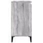 vidaXL Mesitas de noche 2 uds madera contrachapada gris 40x35x70 cm vidaXL Mesitas de noche 2 uds madera contrachapada gris 40x35x70 cm