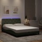 vidaXL Estructura cama con luces LED terciopelo gris claro 140x200 cm vidaXL Estructura cama con luces LED terciopelo gris claro 140x200 cm