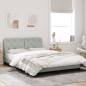 vidaXL Estructura cama con luces LED terciopelo gris claro 140x200 cm vidaXL Estructura cama con luces LED terciopelo gris claro 140x200 cm