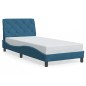 vidaXL Estructura cama con luces terciopelo azul 90x190 cm vidaXL Estructura cama con luces terciopelo azul 90x190 cm