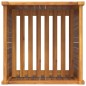 vidaXL Jardinera con forro madera maciza de acacia 50x50x100 cm vidaXL Jardinera con forro madera maciza de acacia 50x50x100 cm