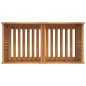 vidaXL Jardinera con forro madera maciza de acacia 100x50x75 cm vidaXL Jardinera con forro madera maciza de acacia 100x50x75 cm