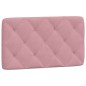 vidaXL Cama con colchón terciopelo rosa 80x200 cm