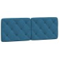 vidaXL Cama con colchón azul terciopelo 120x200 cm vidaXL Cama con colchón azul terciopelo 120x200 cm