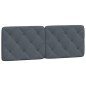 vidaXL Cama con colchón terciopelo gris oscuro 140x200 cm vidaXL Cama con colchón terciopelo gris oscuro 140x200 cm