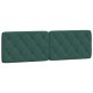 vidaXL Cama con colchón terciopelo verde oscuro 160x200 cm vidaXL Cama con colchón terciopelo verde oscuro 160x200 cm
