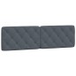 vidaXL Cama con colchón terciopelo gris oscuro 180x200 cm vidaXL Cama con colchón terciopelo gris oscuro 180x200 cm