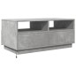 vidaXL Mesa de centro con luces LED gris hormigón 90x49x40 cm vidaXL Mesa de centro con luces LED gris hormigón 90x49x40 cm