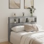 vidaXL Cabecero de cama con luz LED gris hormigón 140x17x102 cm vidaXL Cabecero de cama con luz LED gris hormigón 140x17x102 cm