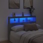 vidaXL Cabecero de cama con luz LED gris hormigón 140x17x102 cm vidaXL Cabecero de cama con luz LED gris hormigón 140x17x102 cm