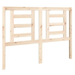 vidaXL Cabecero de cama madera maciza de pino 126x4x100 cm
