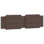 vidaXL Cabecero de cama acolchado cuero sintético marrón 180 cm vidaXL Cabecero de cama acolchado cuero sintético marrón 180 cm