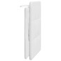 vidaXL Cabecero de cama acolchado cuero sintético blanco 90 cm vidaXL Cabecero de cama acolchado cuero sintético blanco 90 cm