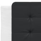 vidaXL Cabecero de cama acolchado cuero sintético negro y blanco 90 cm vidaXL Cabecero de cama acolchado cuero sintético negro y blanco 90 cm