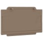 vidaXL Cabecero de cama acolchado cuero sintético capuchino 90 cm vidaXL Cabecero de cama acolchado cuero sintético capuchino 90 cm