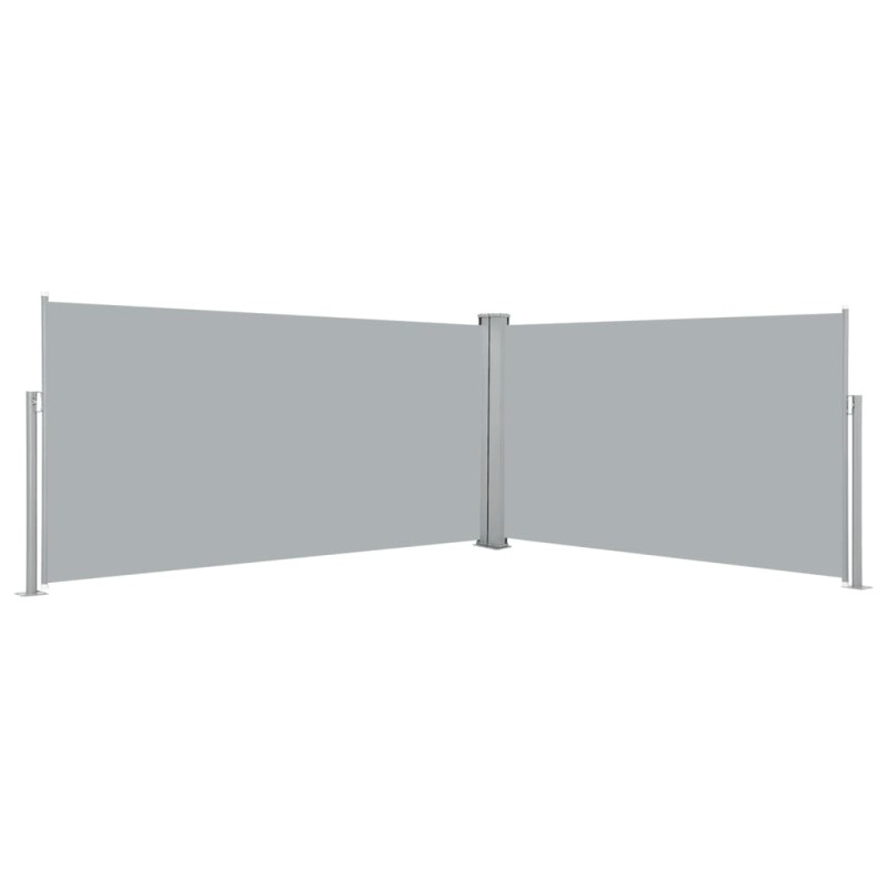 vidaXL Toldo Lateral Retráctil 160x600 cm Gris vidaXL Toldo Lateral Retráctil 160x600 cm Gris