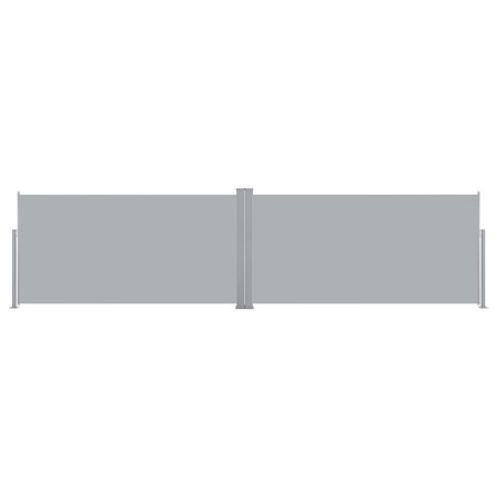 vidaXL Toldo Lateral Retráctil 160x600 cm Gris