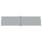 vidaXL Toldo Lateral Retráctil 160x600 cm Gris vidaXL Toldo Lateral Retráctil 160x600 cm Gris