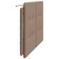 vidaXL Cabecero de cama acolchado cuero sintético capuchino 140 cm vidaXL Cabecero de cama acolchado cuero sintético capuchino 140 cm