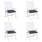vidaXL Cojines para silla 4 uds tela Oxford azul marino 40x40x7 cm vidaXL Cojines para silla 4 uds tela Oxford azul marino 40x40x7 cm