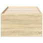 vidaXL Tumbona con cajones madera ingeniería roble Sonoma 90x190 cm vidaXL Tumbona con cajones madera ingeniería roble Sonoma 90x190 cm