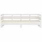 vidaXL Sofá cama extraíble madera maciza de pino blanco 2x(90x200) cm vidaXL Sofá cama extraíble madera maciza de pino blanco 2x(90x200) cm