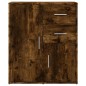 vidaXL Aparador de madera de ingeniería roble ahumado 60x31x70 cm vidaXL Aparador de madera de ingeniería roble ahumado 60x31x70 cm