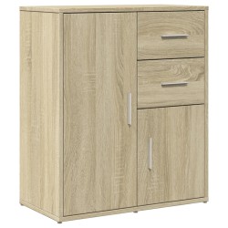 vidaXL Aparador de madera de ingeniería roble Sonoma 60x31x70 cm